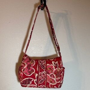 Vera Bradley Red & Pink Paisley Bag
